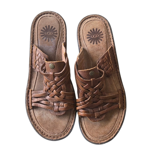 UGG Shoes - UGG Australia Women's Keala Slide Brown Sandals Size 8